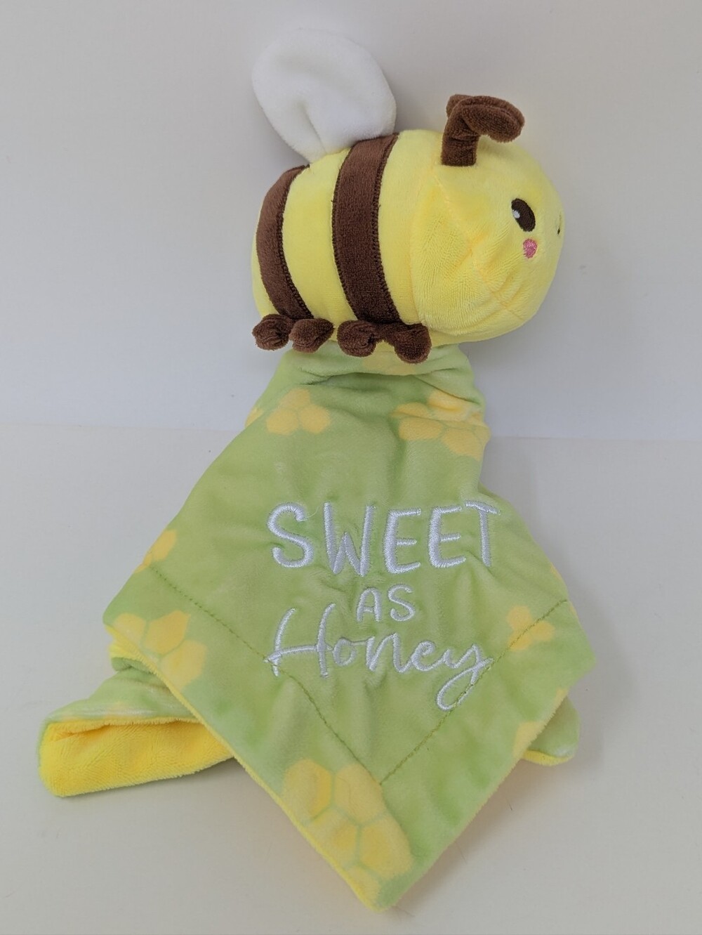 Sweet as Honey Bee Lovey Baby Security Blanket